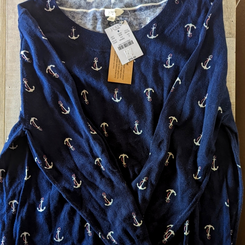 J-Crew Anchor Sweater